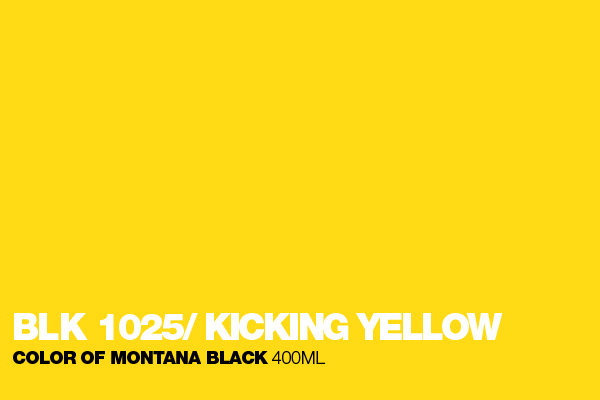 Montana Black 400ml Sprühdose 1025 Kicking Yellow