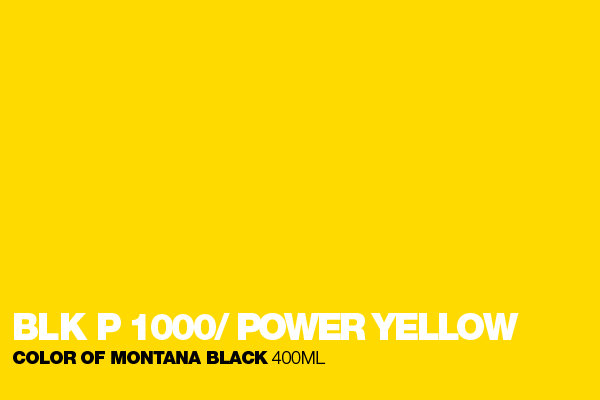 Montana Black 400ml Sprühdose P1000 Power Yellow