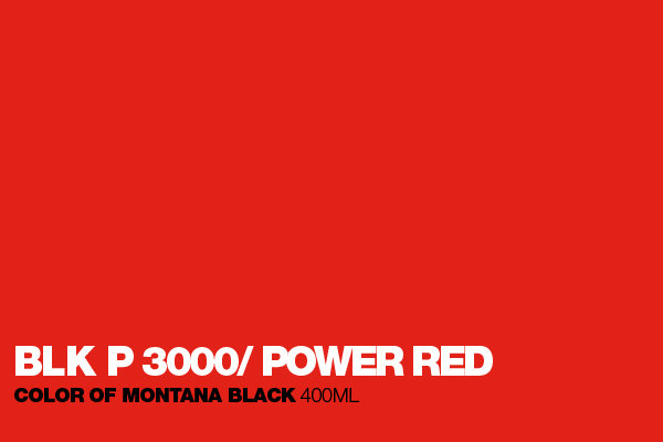 Montana Black 400ml Sprühdose P3000 Power Red